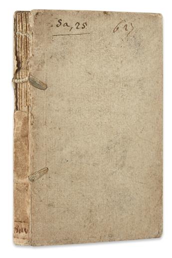 SAVONAROLA, GIROLAMO. Co[n]fessionale pro instructione co[n]fesso[rum].  1520